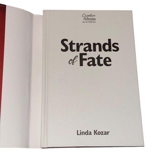 Strands Of Fate By Linda Kozar Mystery Novel Hardcover Special Edition - Picture 5 of 6